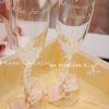 Wedding Champagne glasses-Applique-Ribbons-Accessories